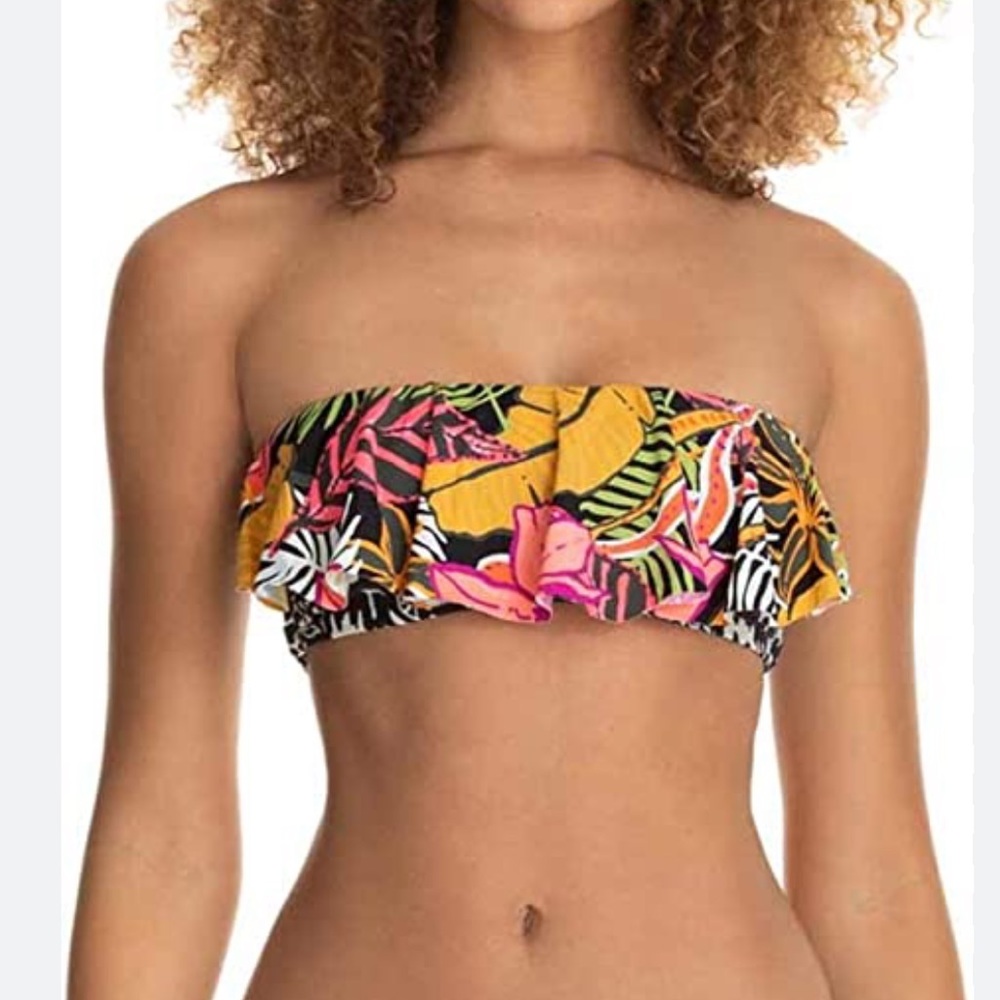 NEW Maaji Tropical Bandeau Bikini Top Small